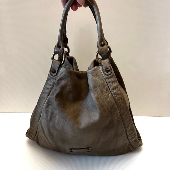 TOSCANI Made in Italy, Distressed Leather Satchel - Picture 3 of 15